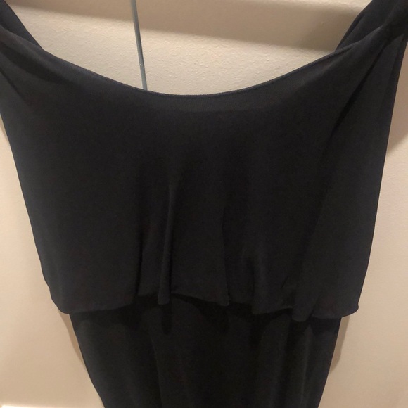 Mango Black Cocktail Dress with Sequin Back - Picture 5 of 6